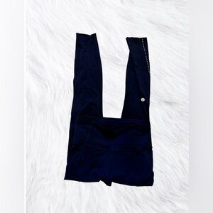 Lululemon fast & free leggings reflective 25” size 4 black leggings high rise